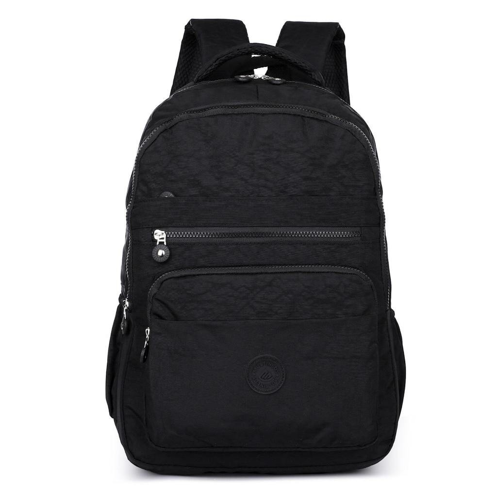 Mochila Nylon Feminina Masculino Escolar Passeio Coreano Grande Capacidade Impermeável
