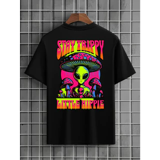 Camiseta Streetwear Overfly Camisa Alien Cocumelo Skatista Unissex Lançamento Algodão Promoção