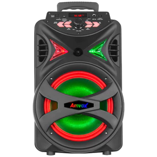 Caixa de Som Amplificada 255 Hit Bluetooth 250W RMS Amvox