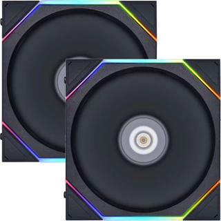 Kit com 2 Cooler Lian Li UNI FAN TL 120 RGB Preto 120mm
