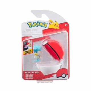 Boneco Quaxly com Pokébola - Pokémon