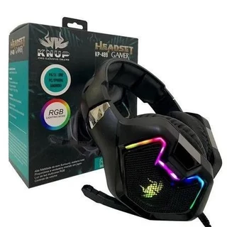 Headset Knup Kp-489 Rgb 7.1 Ps4 Pc Celular Notebook Xbox One Switch