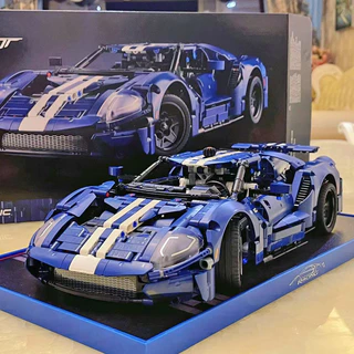 Miniso Técnico 42154 Ford GT Muscle Sports Car Building Blocks Modelo De Veículo De Corrida Montagem De Tijolos Brinquedos Para Crianças Presente Adultos