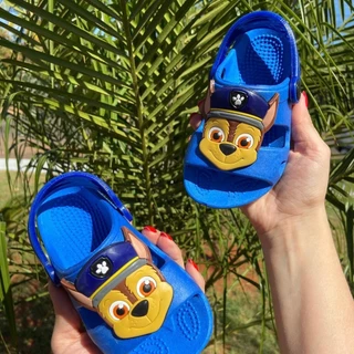 Sandália Patrulha Canina Modelo Novo Divertido e Estiloso Para Meninos é Confortável Leve Macio Confort Promoção Moda Kids