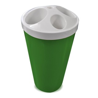 Dispensador de copos descartáveis verde - Bralimpia