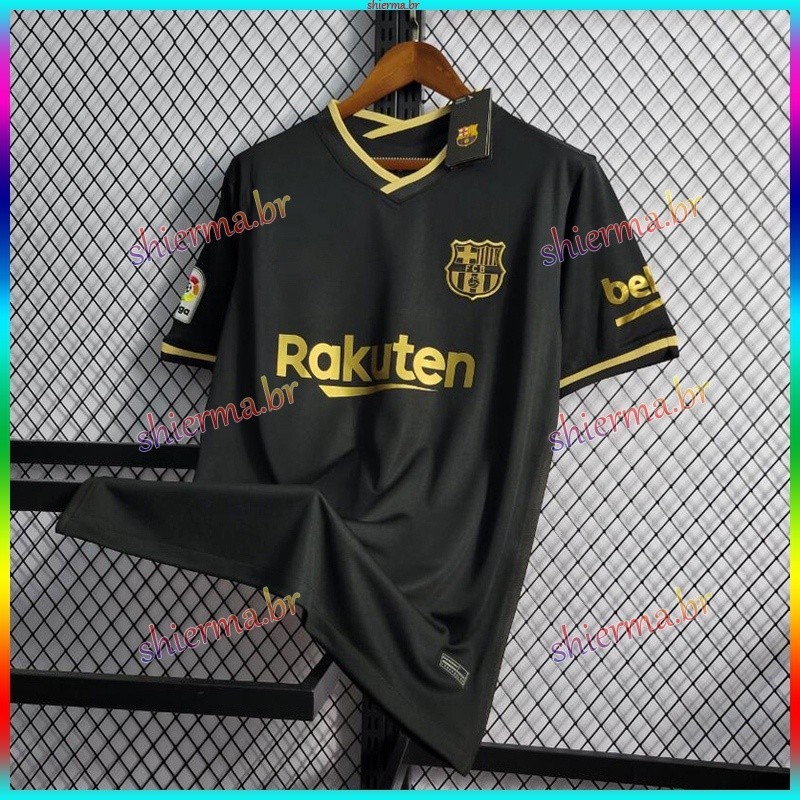 Camisa Equipe Negra 20/21 II Futebol BS PO4M