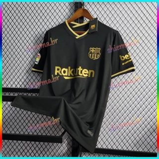 Camisa Equipe Negra 20/21 II Futebol BS PO4M