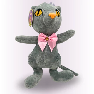 Gatinho de Pelúcia 25cm Brinquedo Bichinho Fofinho de pelúcia Macio Antialérgico para Criança