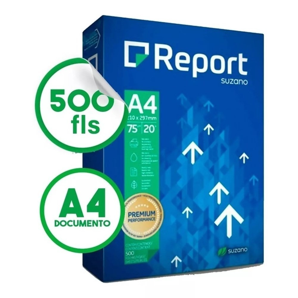 Resma Papel Sulfite A4 Branco Pacote com 500 Folhas | Shopee Brasil