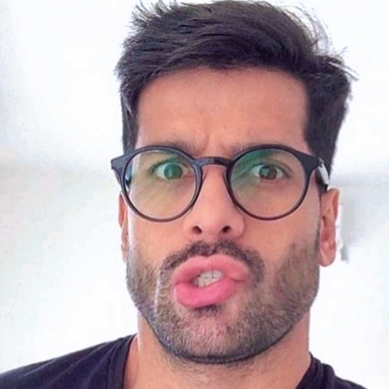 Armação masculino redondo em acetato leve pra grau