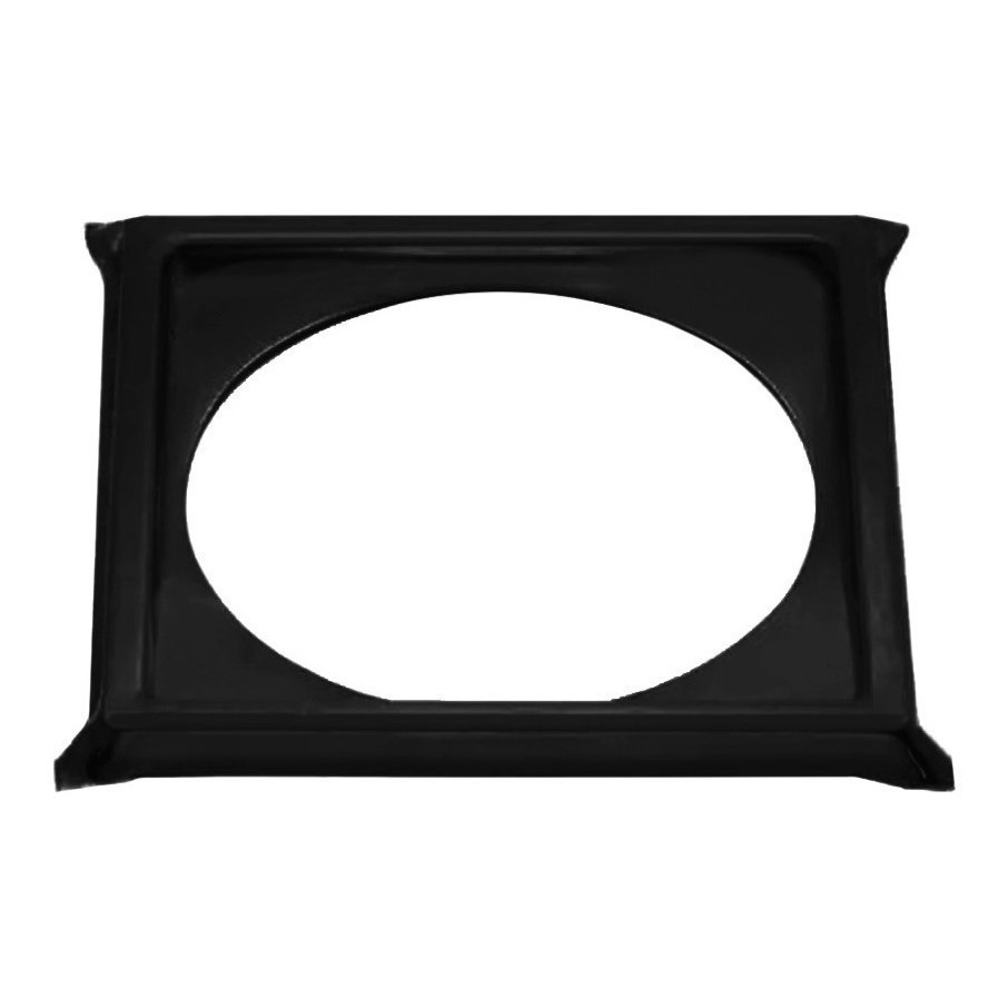 Porta Grelha Ralo Click 10x10 Suporte Preto Inox