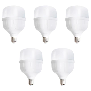Kit 5 Lâmpada 30W LED Tramontina E27 6500K Branco