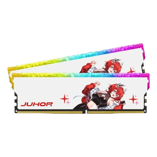 Memória Ram Ddr5 Juhor 1x16gb 6400 Mhz Rgb 16gb