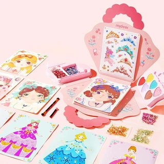 Saco De Maquiagem 3 Em 1 Princesa Infantil Criativa Feita A Mão Brinquedo De Aniversário Jogo De Vestir-Se alpirrt3br