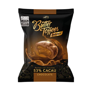 Bala Mastigável Butter Toffes Intense 53% Chocolate 500g