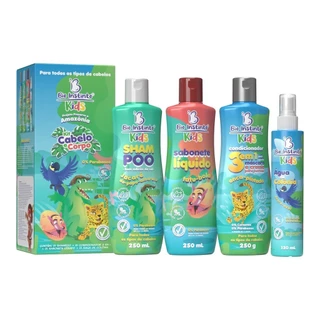 Kit Cabelo e Corpo Kids – Bio Instinto em Oferta na Shopee
