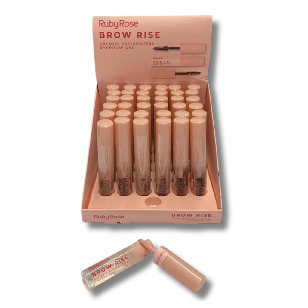 Box com 36 Unidades Gel para Sobrancelhas Brow Rise - Ruby Rose ...