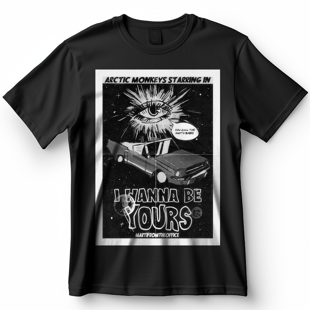 Camiseta Arctic Monkeys I Wanna Be Yours Blusa Camisa 100% Algodão top ...