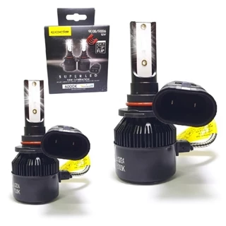 Kit Lampada Led Chip Csp Flip Ângulo de 360º 12v 6000k Encaixe 9005 9006 em Oferta na Shopee