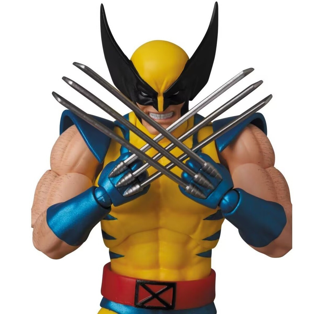 Desenho de ação Wolverine Mafex 096 versão em quadrinhos modelo