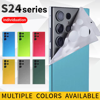 Voltar Adesivos Coloridos Para Samsung Galaxy S24 Ultra S22 S23 S24 S23 Plus Adesivo De Filme Anti-Riscos Premium Decal Skin Color Protector
