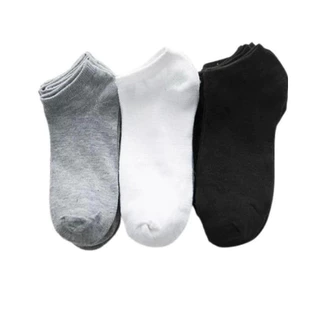 Meia Soquetes Kit 24 Pares Algodão Cano Curto Unisex 35-40 e 40-46 Qualidade