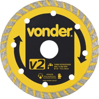 Disco diamantado turbo para concreto 110 mm - Vonder