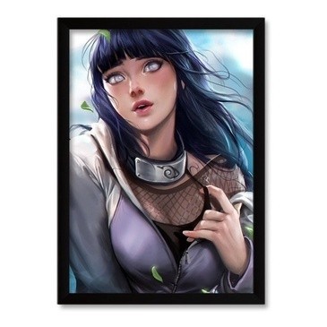 Quadro Hinata Hyuga Anime Naruto Shippuden C/ Moldura | Shopee Brasil