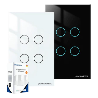 Interruptor Inteligente Wi-Fi 4 Botão LITE NOVADIGITAL