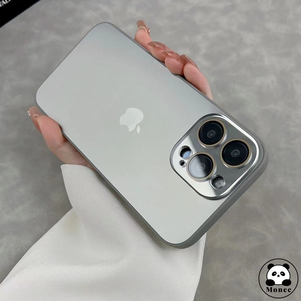 Monee AG Frosted Nano Light Sand Hard Phone Case Capa Capinha De Celular Para iPhone 16 14 12 13 11 15 Pro Max 16 Plus