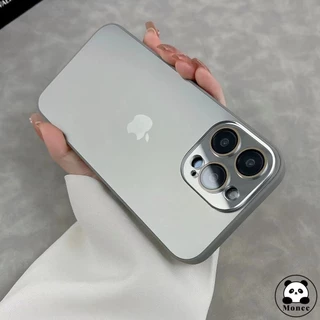Monee AG Frosted Nano Light Sand Hard Phone Case Capa Capinha De Celular Para iPhone 16 14 12 13 11 15 Pro Max 16 Plus