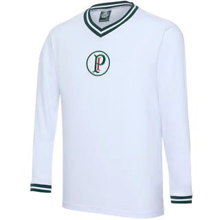 Camisa Palmeiras Retrô Goleiro 1937 Manga Longa Masculina