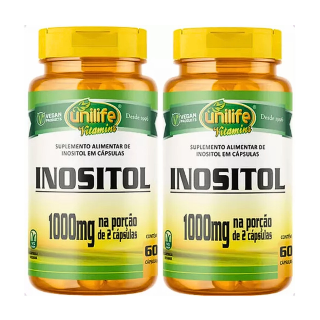 Kit 2 Mio Inositol 60 Cápsulas - Unilife | Shopee Brasil