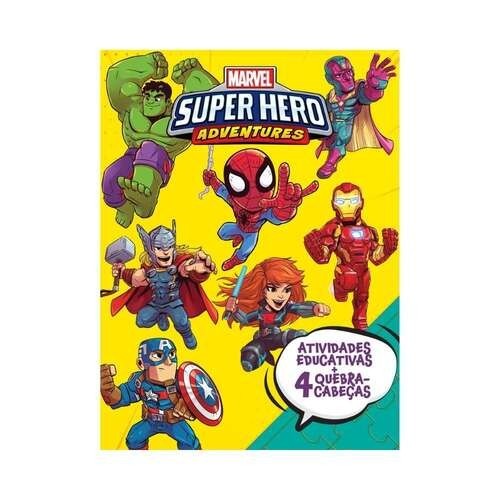 Livro de Atividades - Marvel - Super Hero | Shopee Brasil