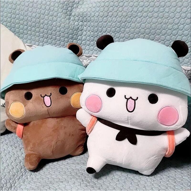 Boneca De Pelúcia Bubu E Dudu Plush Kawaii Panda Recheada Almofada ...
