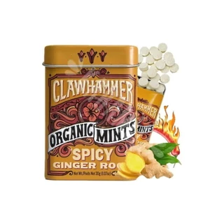 BALAS CLAWHAMMER ORGANIC MINTS SPICY GINGER ROOT - CANADÁ
