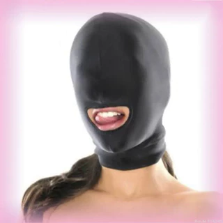 Fetiche Escravo BDSM Bondage Restrições Máscara Sexual Boca Olho Aberto Cabeça Arnês Elasticidade Venda para Casal Novos Exóticos Acessórios