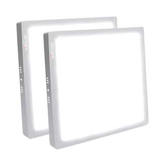 Kit 2 Painel Plafon Sobrepor Led 24w 25w 30X30 - Branco Frio