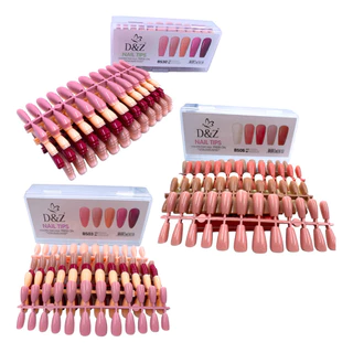 Soft Gel Colorida D&z Alongamento Unhas Postiça Realista 480pcs - Almond em Oferta na Shopee