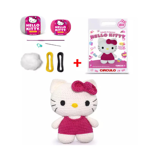 Kit Amigurumi Hello Kit | Shopee Brasil