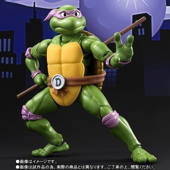 Figuras de Ação das Tartarugas Ninja S.H.Figuarts Leonardo Raphael ...
