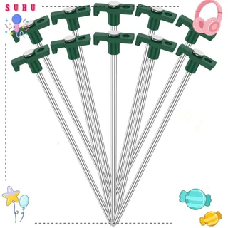Pregos De Terra SUHU , 5 Cores Estacas De Barraca De 25cm , Acessórios Ferro Esportivo