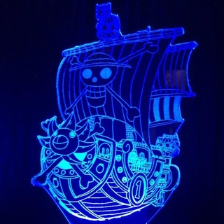Luminária Led pilha, 1 cor, Thousand Sunny, One piece, anime