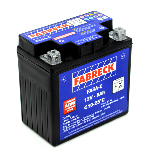 BATERIA FA8A-E 8Ah FABRECK