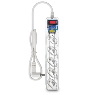 Filtro de linha com protetor contra surtos (DPS) - 127/220 volts - 10 amperes - 5 tomadas - 3 pinos - iCLAMPER Energia 5 - LCF - Kit 5 Unidades