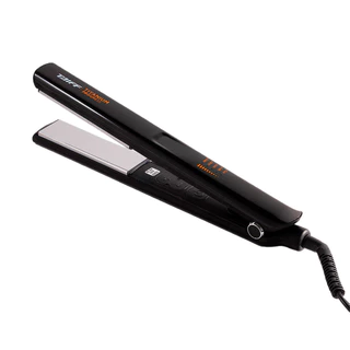 Chapinha Prancha Titanium Progress p/ Processos Químicos Bivolt 170 a 250°C Íons Negativos - Taiff