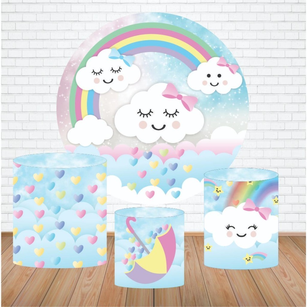 Kit capa de painel e trio de cilindros Chuva de Bençãos modelo 2