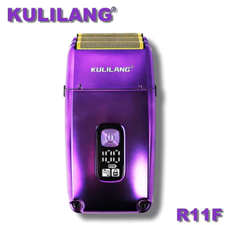 Kulilang R11F Barbeador Elétrico Profissional De Barbear Com Revestimento De Titânio Para Homens