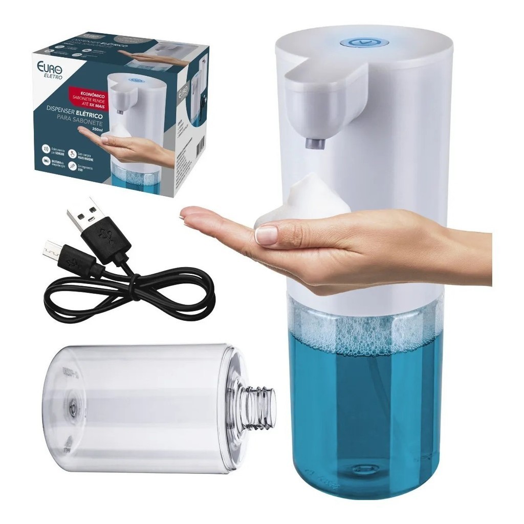 DISPENSER ELETRICO PARA SABONETE 350ML