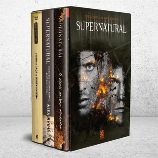 Coleção Supernatural - Edição Oficial de Colecionador - Box com 3 Livros + pôster
